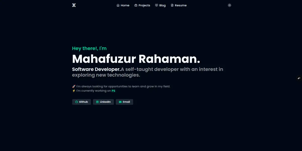 PortFolio Demo Three